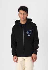 Tommy Jeans TWIST  - Zip-up sweatshirt - black