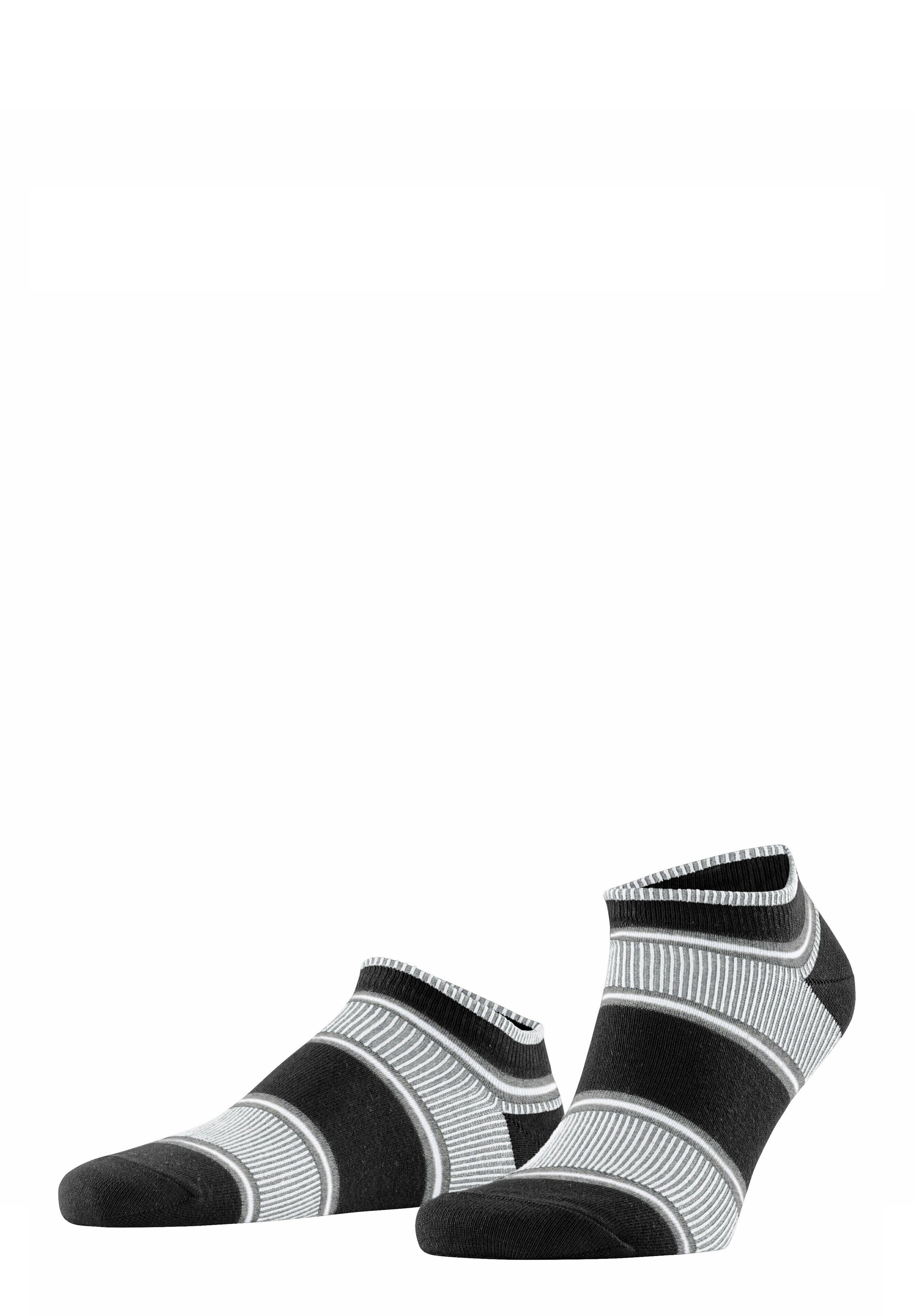 Burlington Dames Sokken Whitby W So zacht gedessineerd 1 paar, Zwart Black 3000, 36-41