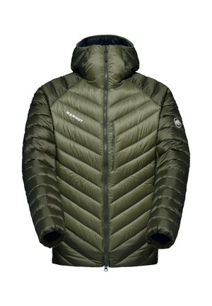 Mammut, BROAD PEAK IN HOODED JACKET MEN - Giacca outdoor - marsh-dark marsh
