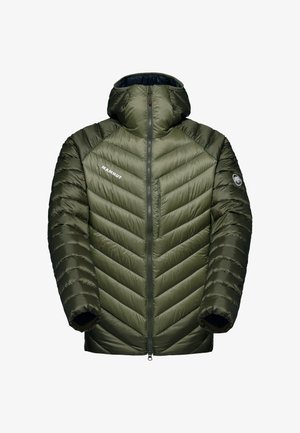 Mammut, BROAD PEAK IN HOODED JACKET MEN - Giacca outdoor - marsh-dark marsh