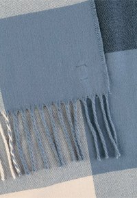 camel active MIT KARIERTEM MUSTER - Sjal / Tørklæder - sand blue check