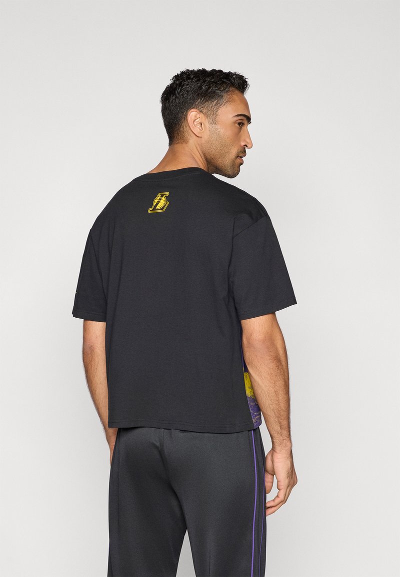 Nike Performance LOS ANGELES LAKERS BOXY - Triko s potiskem - black