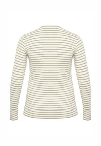 Kaffe Curve KCLIA - T-shirt à manches longues - chalk chincilla red heart