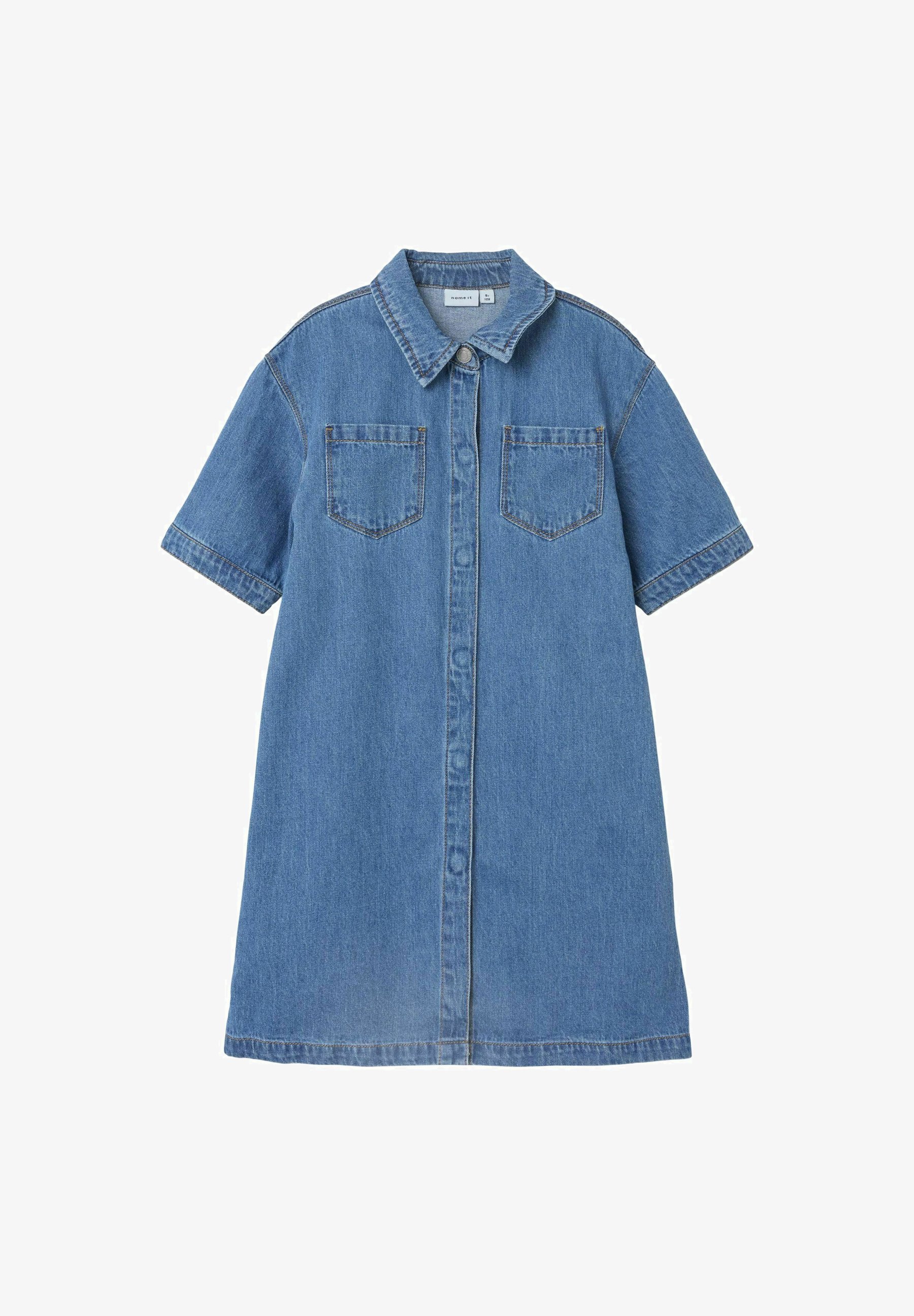 Mini Denim Dress Abito In Jeans Zara Z1975 MIDI DENIM DRESS Blue