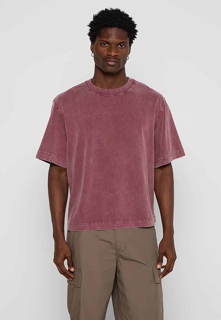 Abercrombie & Fitch T-shirt basic roze Abercrombie & Fitch T-shirt basic roze