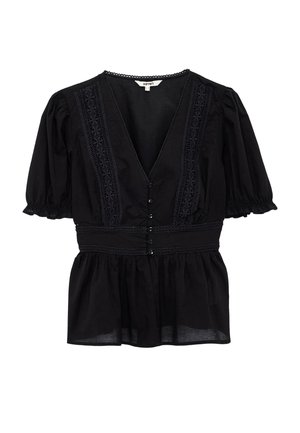 Koton, SHORT BALLOON SLEEVE BLOUSE . - Bluse - black