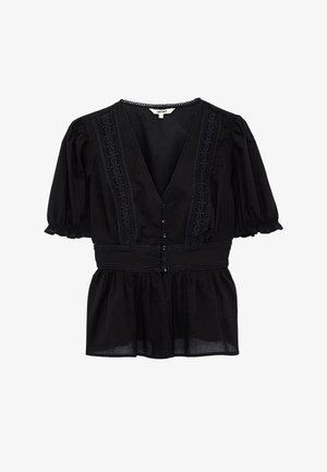 Koton, SHORT BALLOON SLEEVE BLOUSE . - Bluse - black