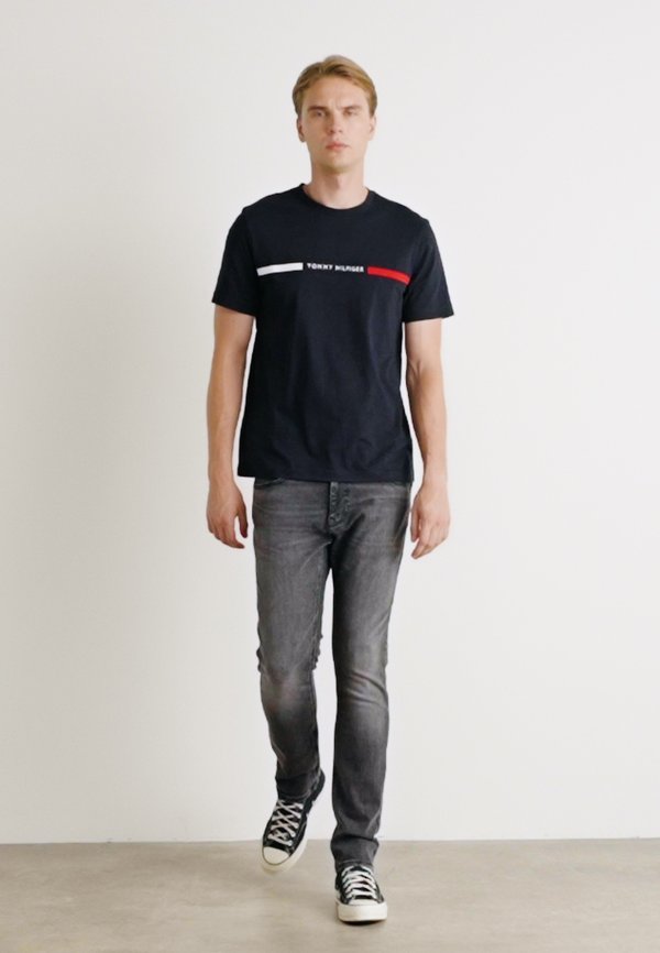 CHEST INSERT TEE - Print T-shirt - desert sky3