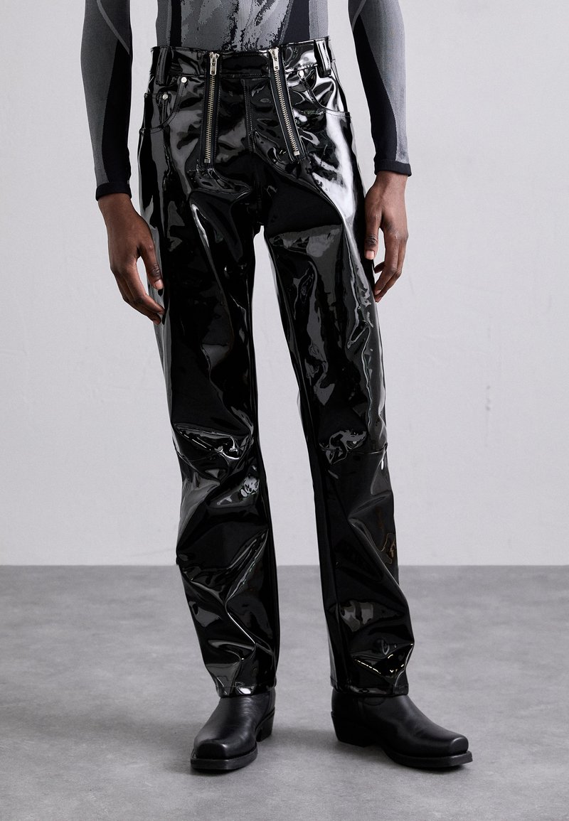 GmbH DOUBLE ZIPS - Pantaloni - black
