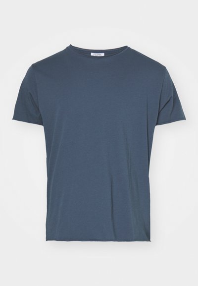 Filippa K ROLL NECK TEE - Tricou basic - dawn blue