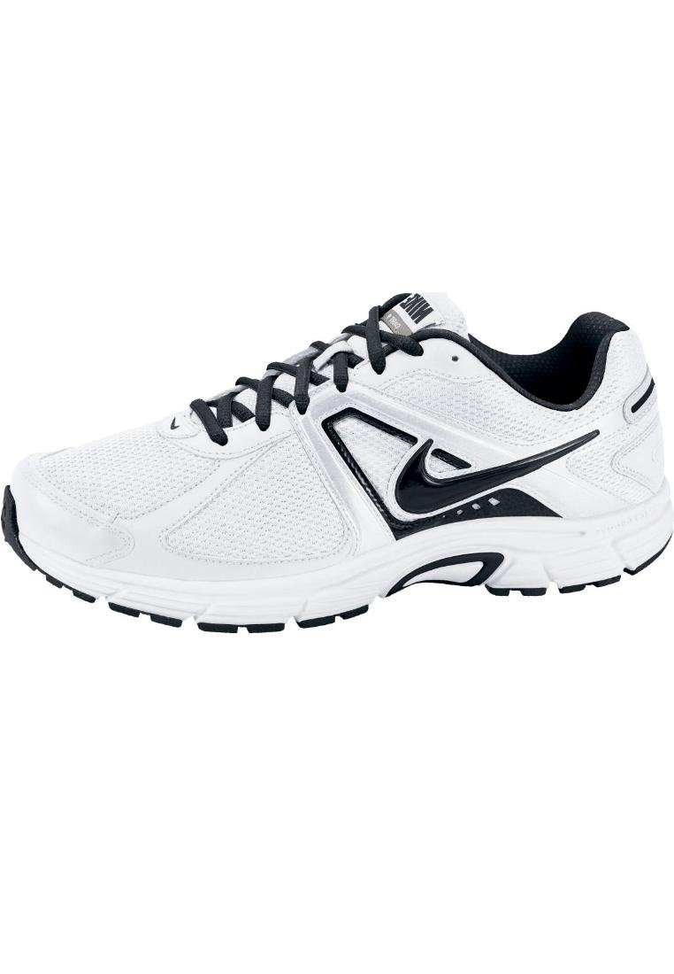 Nike Performance DART 9 - Laufschuh Stabilität - weiß/schwarz/weiß -  Zalando.de