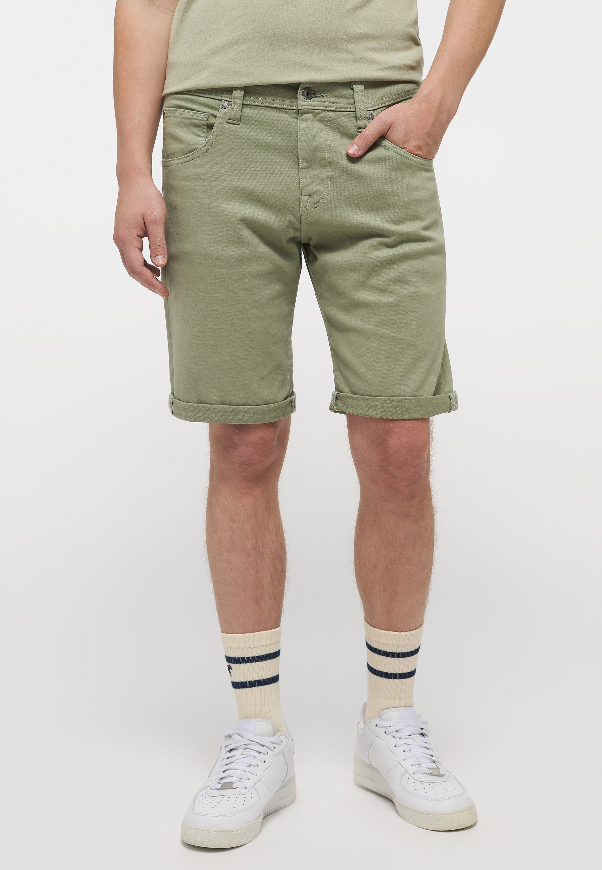 Shorts Homme MUSTANG – Coupe Normale, Tissu Confortable – Pour L'été, Le Sport, Les Loisirs - 8