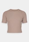 Sportfelső - mink brown/white