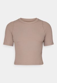 T-shirt de sport - mink brown/white