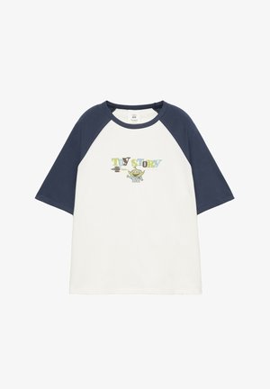 PULL&BEAR, TOY STORY RAGLAN SLEEVE - T-SHIRT - Nyomott mintás póló - white