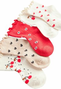 Next 5 PACK - REGULAR FIT - Socken - red cherry