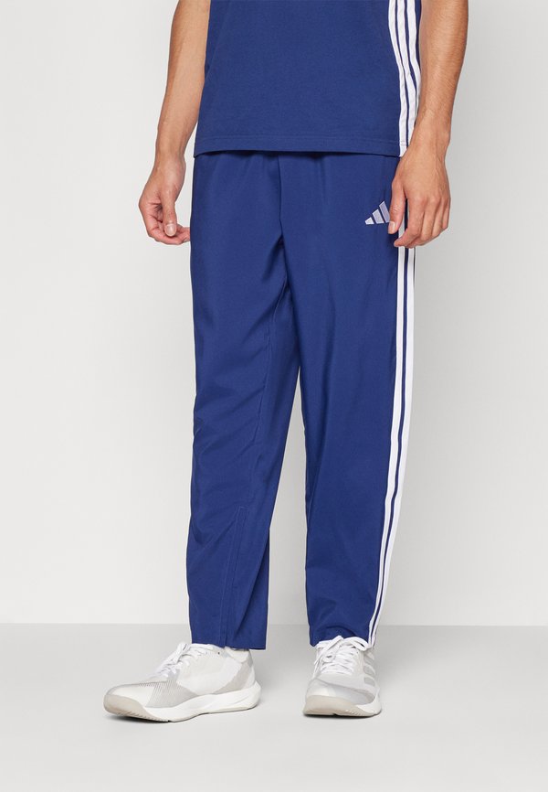 ESSENTIALS 3-STRIPES STANFORD OPEN HEM - Tracksuit bottoms