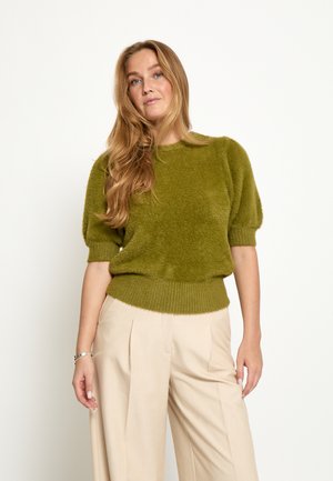 MICIA - T-shirts basic - olive branch green