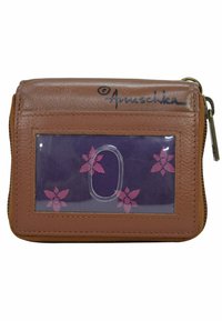 ANUSCHKA HANDPAINTED RFID - Portemonnee - cleopatra's leopard tan