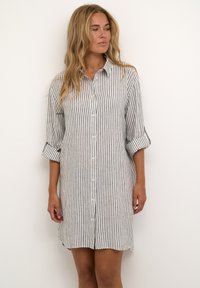 Kaffe - KAMILIA - Shirt dress - chalk black stripe Thumbnail Image 1