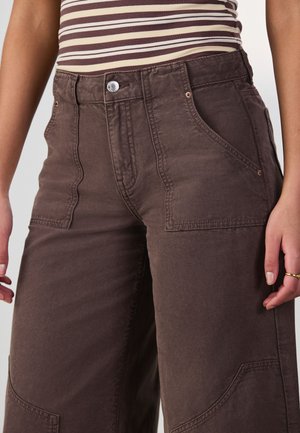 Next, Jeans loose fit - chocolate brown