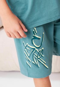 Next 3 PACK SET REGULAR FIT - Pigiama - blue green graffiti