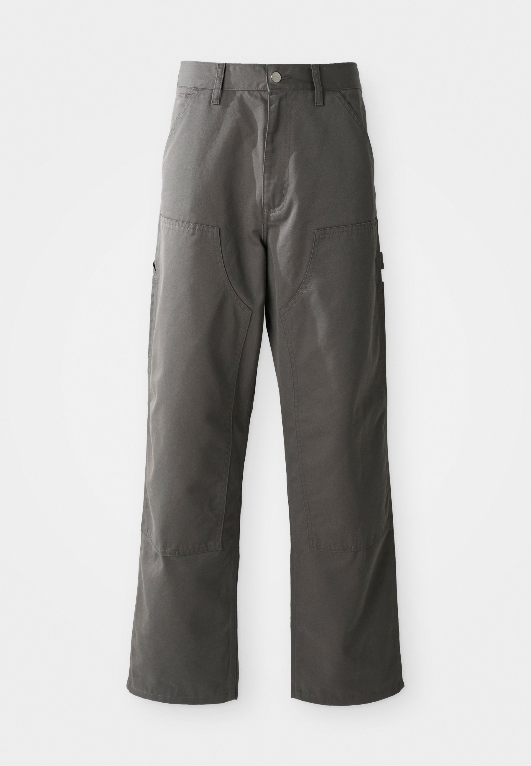 Carhartt WIP DOUBLE KNEE PANT - Trousers - porphyry rinsed/grey
