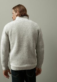 Next REGULAR CHENILLE THROUGH - Kardigan - ecru cream