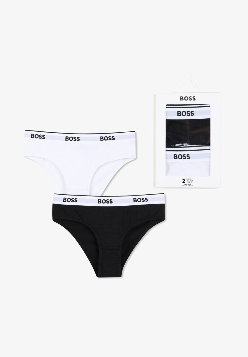 BOSS Kidswear JUNIOR 2 PACK - Hlačke - black/white
