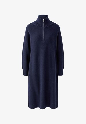 Oui, STRICKKLEID - Gebreide jurk - darkblue