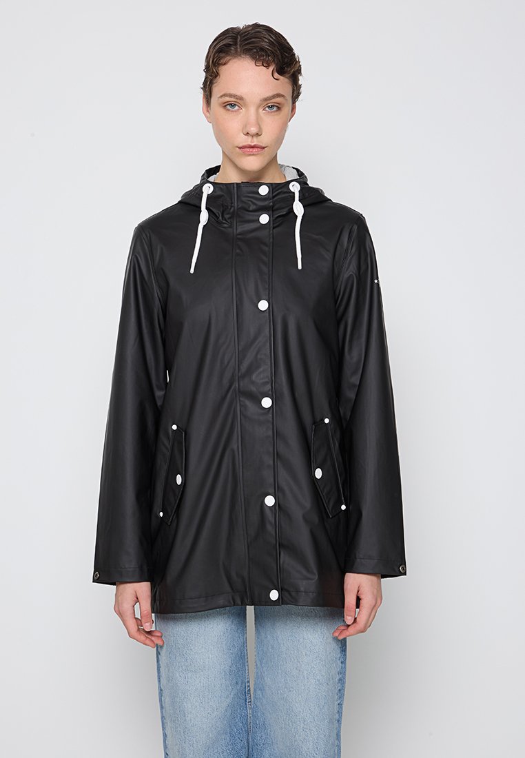 dreimaster Regenjas zwart