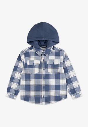 HOODED SHIRT - Overhemd - vintage indigo