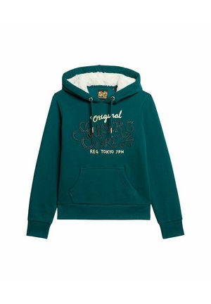 LOGO  - Sweat à capuche - deep teal