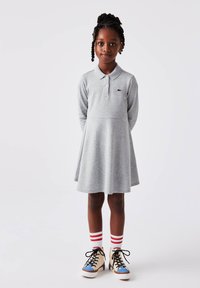 Lacoste DRESS CORE - Kjole - silver chine