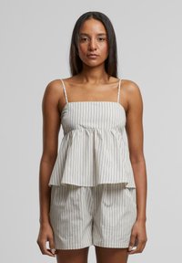 Urban Classics STRIPED CAMI - Topper - cloud white