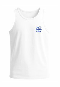 Unausgewählt, blau/weiß