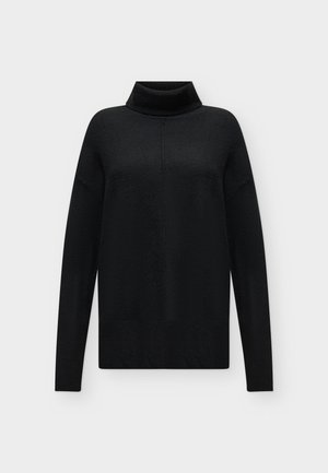 Pieces, PCMALOU ROLLNECK - Πουλόβερ - black