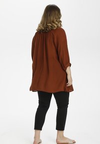 Kaffe Curve KCAMI - Blůza - cherry mahogany