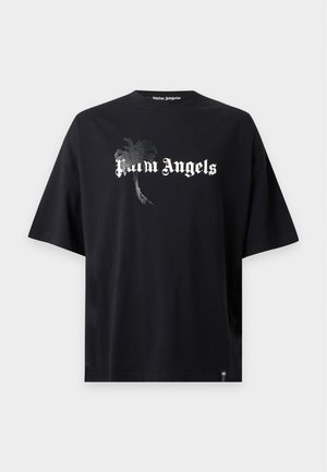 Palm Angels, DRIFT LOOSE TEE - Тениска с щампа - black/off-white