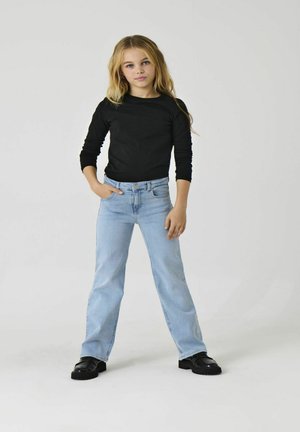Jeans straight leg - light blue denim