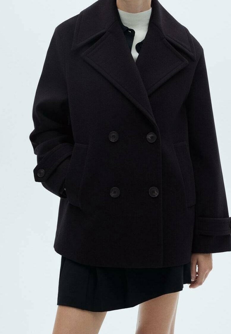Mango Manteau court - black