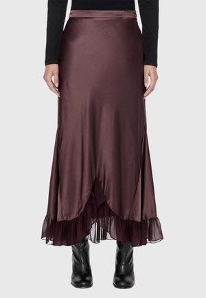 AllSaints, IRMA SKIRT . - Jupe longue - oxblood red