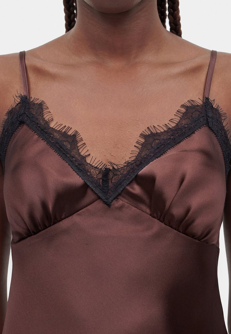 Topshop TRIM - Top - chocolate brown/brown - Zalando.ie