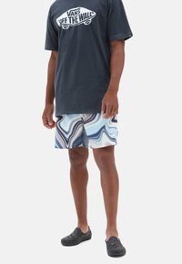 Vans PRIMARY PRINT ELASTIC WAIST BOARD - Badeshorts - medium blue