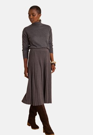 CLAUDIA - Gonna a campana - gris