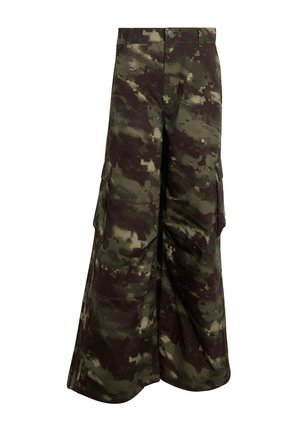 adidas Originals, ADIDAS ORIGINALS CAMO PANTS - Cargobukser - olive strata