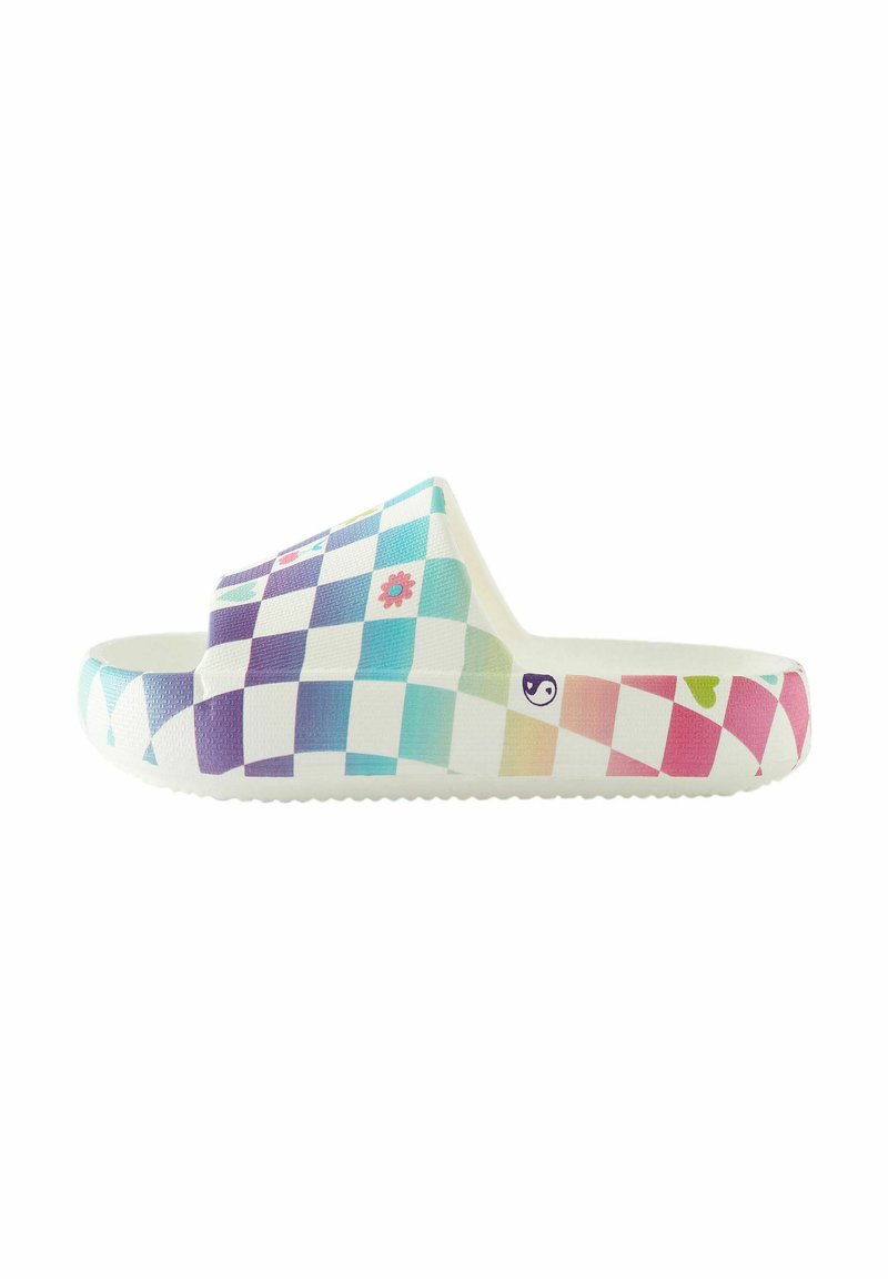 Next - CHUNKY - Badslippers - rainbow checkerboard, Vergroten