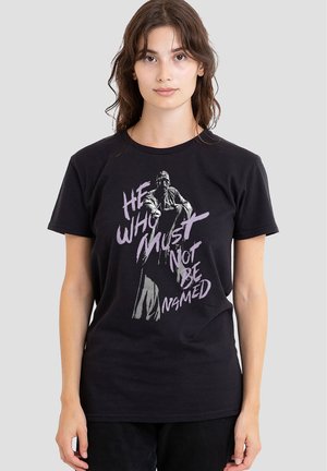 Harry Potter, HARRY POTTER DARK ARTS VOLDEMORT MUST NOT BE NAMED - Print T-shirt - black