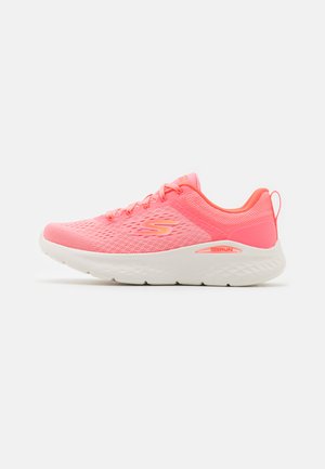 Skechers Performance, GO RUN LITE LACE UP - Road running shoes - pink/coral