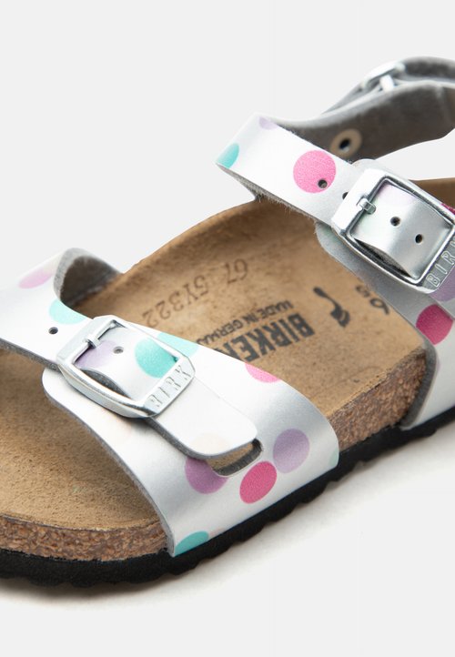 Birkenstock RIO - Sandals - electric metallic/silver-coloured — photo 6